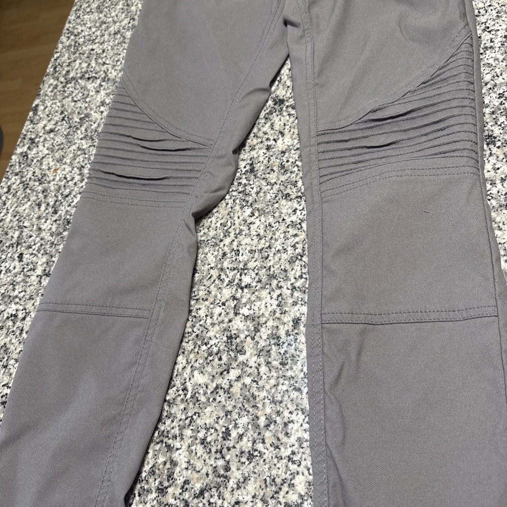 Prana Women's Sz 2 Gray Ruched Skinny Pants